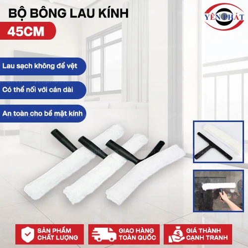 Bộ bông lau kính 45cm 2