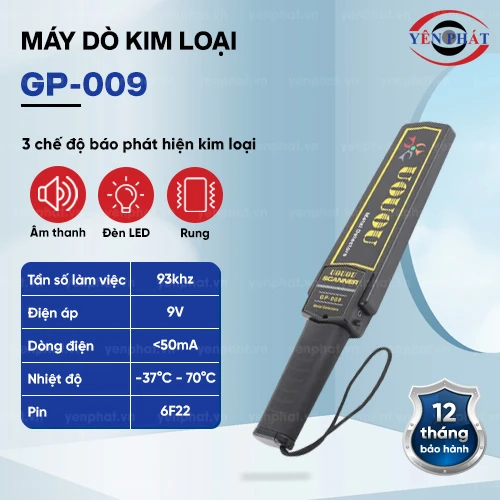 Máy dò kim loại cầm tay GP-009 2