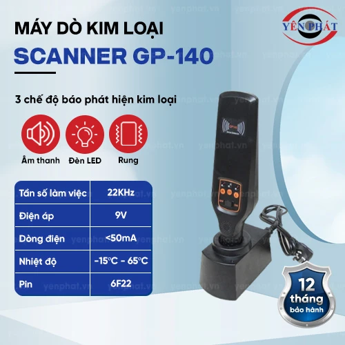 Máy dò cầm tay Scanner GP-140 2