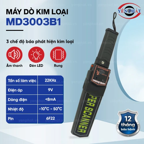 Máy dò kim loại cầm tay MD3003B1 2