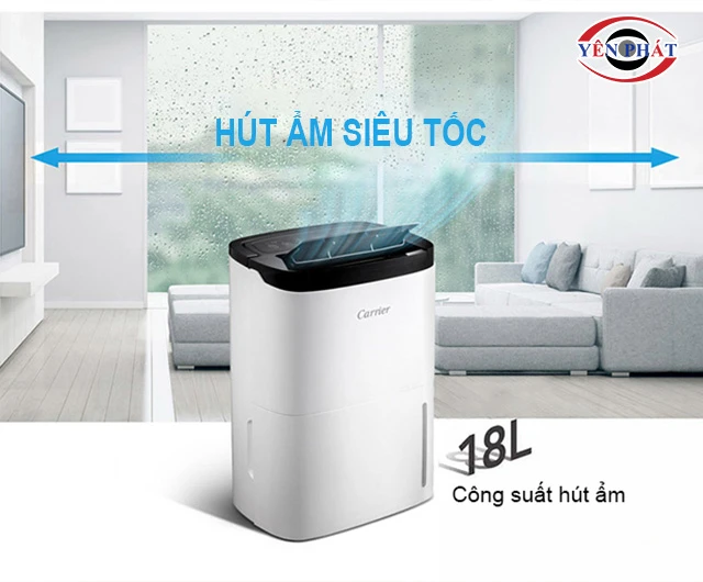  máy hút ẩm 18L hút ẩm siêu tốc