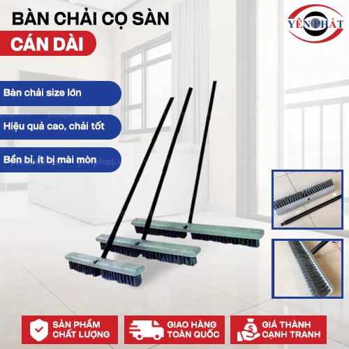 Bàn chải cọ sàn có cán dài 2