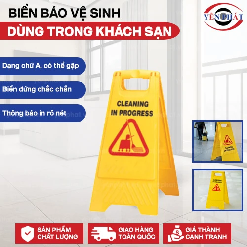 Các loại biển báo vệ sinh dùng trong khách sạn 2