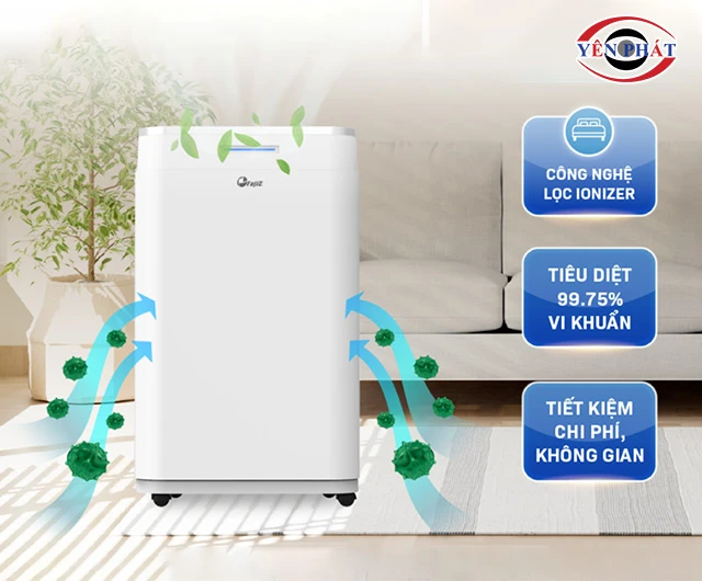 ưu điểm của máy hút ẩm 18L