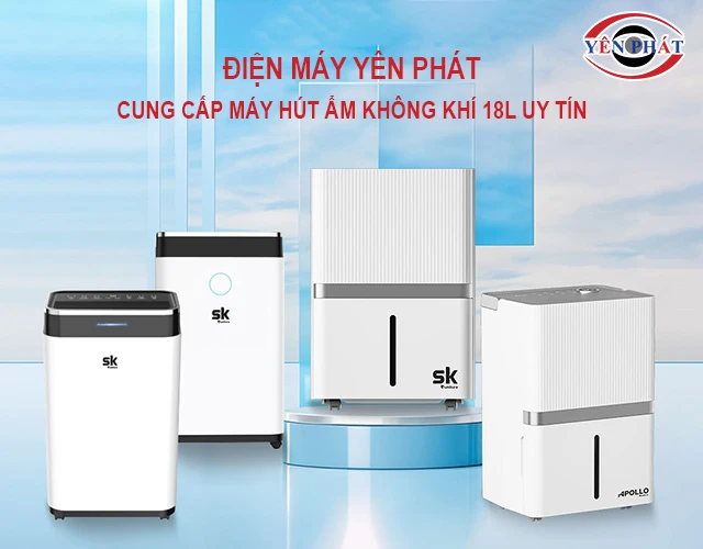 Yên Phát bán máy hút ẩm 18L uy tín