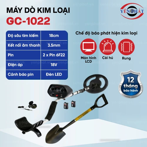 Máy dò kim loại dưới lòng đất GC-1022 2