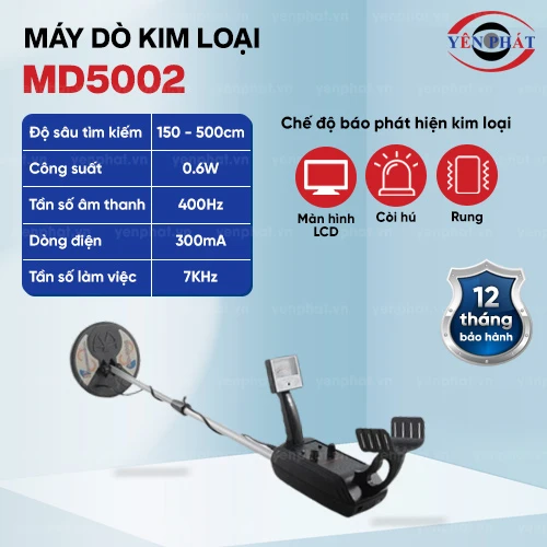 Máy dò kim loại dưới lòng đất MD5002 2