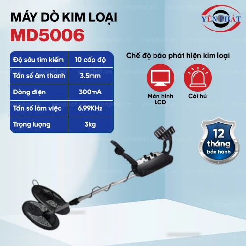 Máy dò kim loại dưới lòng đất MD5006 2