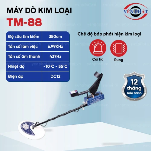 Máy dò kim loại dưới lòng đất TM-88 2