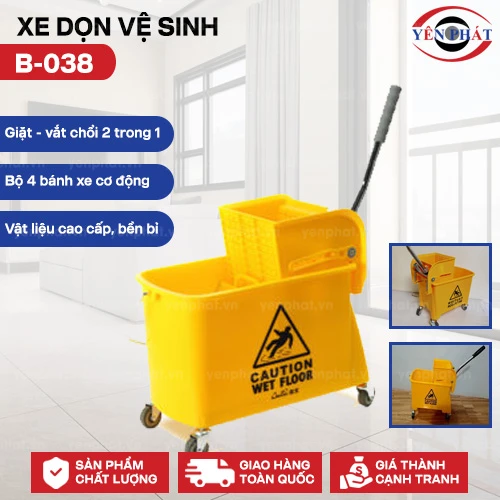 Xe dọn vệ sinh B-038 2