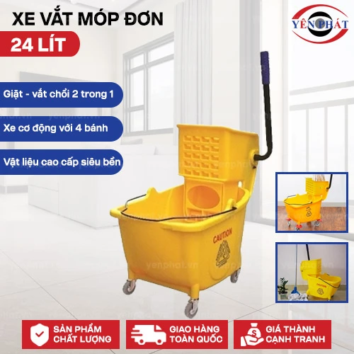 Xe vắt móp đơn 24 lít 2