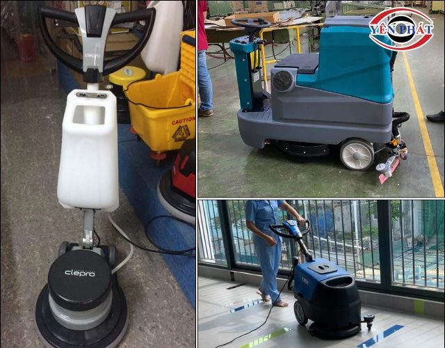 ứng dụng Máy chà sàn Clepro