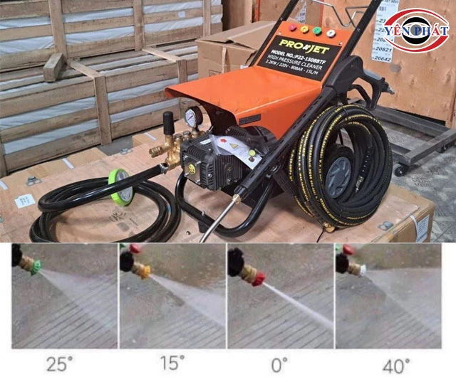 Béc phun máy rửa xe Projet