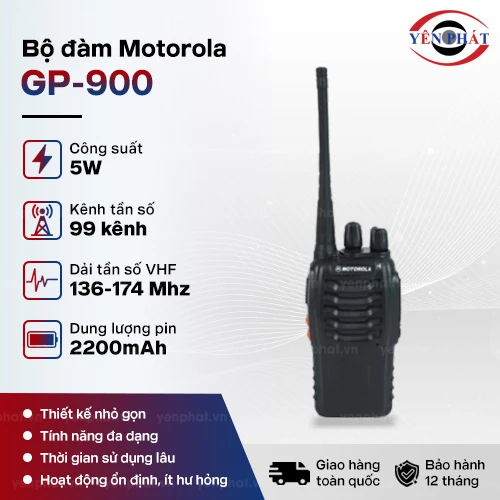 Bộ đàm cầm tay Motorola GP-900 (VHF - 5W) 2