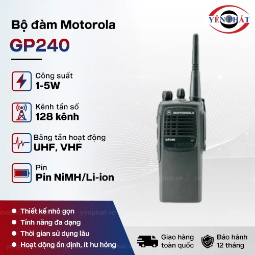 Bộ đàm cầm tay Motorola GP240 2