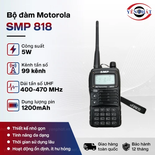Bộ đàm cầm tay Motorola SMP 818 2