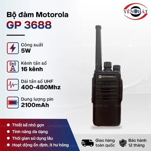 Bộ đàm cầm tay Motorola GP368 2