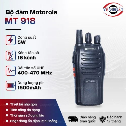 Bộ đàm Motorola MT 918 2