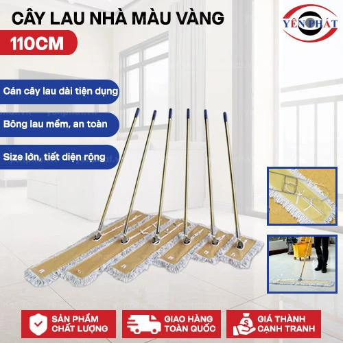 Cây lau nhà vàng 110 cm 2