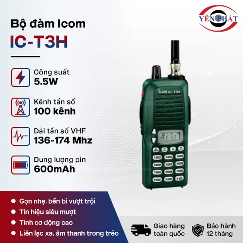 Bộ đàm cầm tay ICOM IC-T3H 2