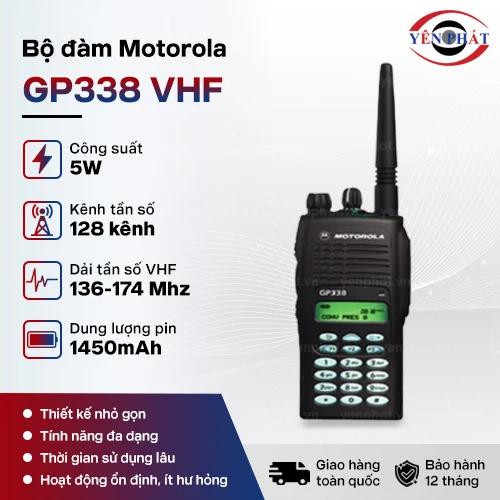 Bộ đàm Motorola GP338 VHF 2