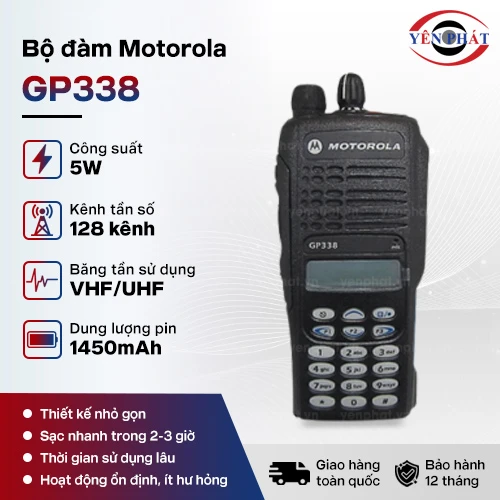 Bộ đàm cầm tay Motorola GP338 2