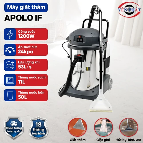 Máy giặt ghế, thảm nội thất ô tô hút bụi khô & ướt APOLO IF 2