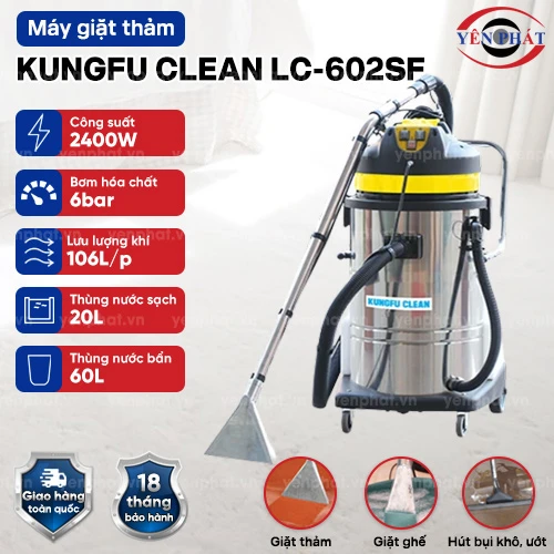 Máy giặt thảm Kungfu Clean LC-602SF 2