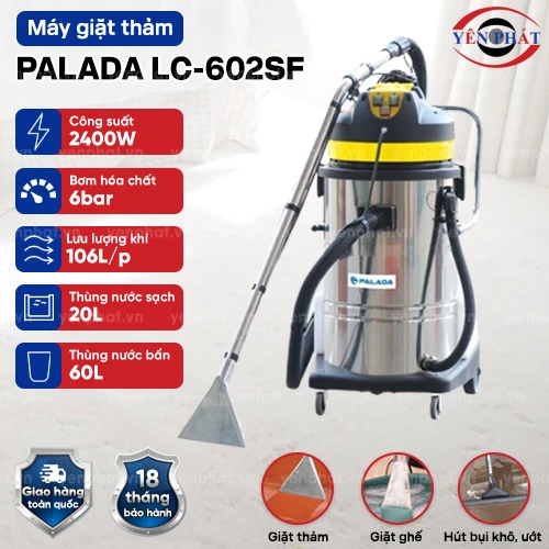 Máy giặt thảm Palada LC-602SF 2