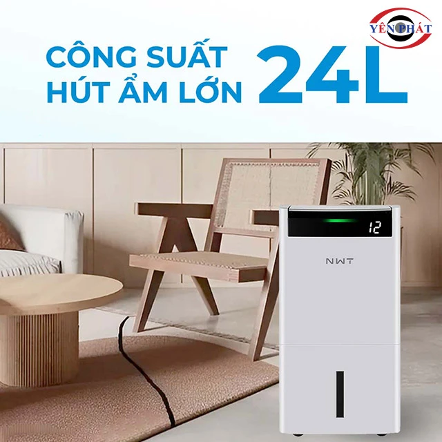 Top 5+ Máy hút ẩm 24L: Giảm ẩm nhanh, Lọc khí sạch, Chạy êm