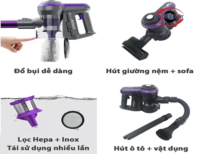 Hút mạnh mẽ mà vẫn êm ái, siêu tiết kiệm điện