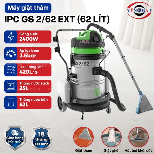 Máy giặt thảm IPC GS 2/62 EXT (62 Lít) 2