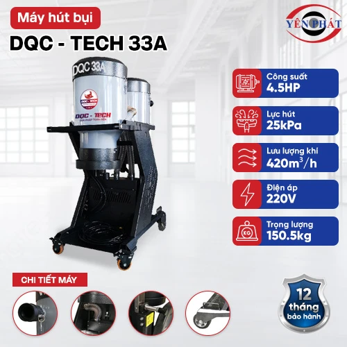 Máy hút bụi công nghiệp DQC - Tech 33A 2