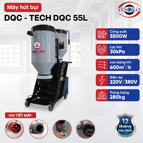 Máy hút bụi công nghiệp DQC - Tech 55L 2