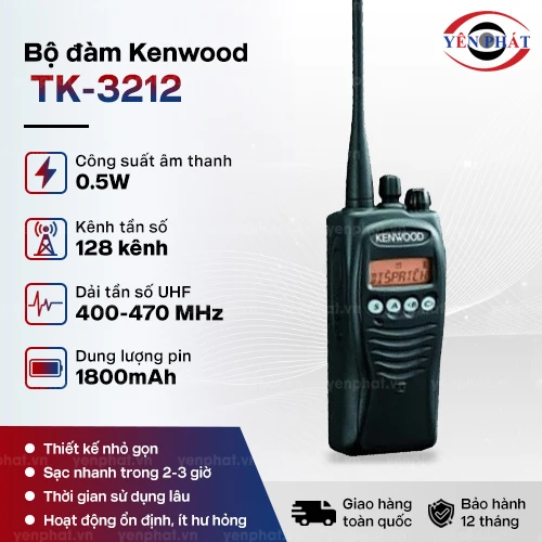 Bộ đàm cầm tay Kenwood TK-3212 2