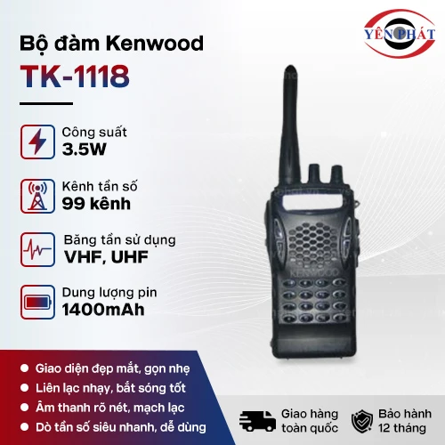 Bộ đàm cầm tay Kenwood TK-1118 2