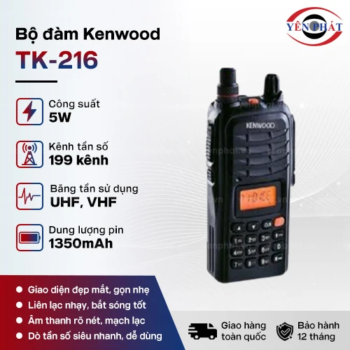 Bộ đàm cầm tay Kenwood TK-216 2