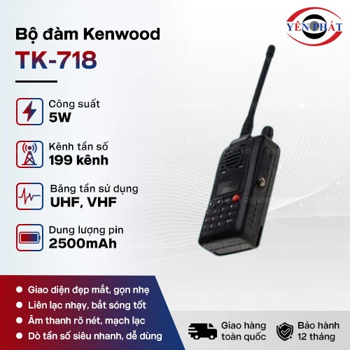 Bộ đàm cầm tay Kenwood TK-718 2