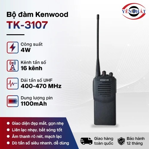 Bộ đàm Kenwood TK-3107 2