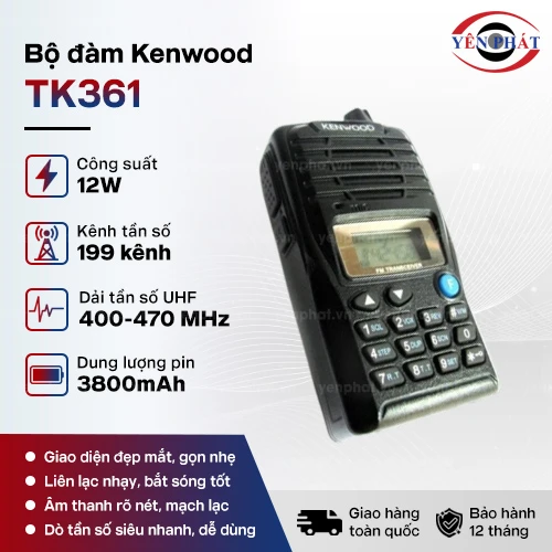 Máy bộ đàm kenwood TK361 2
