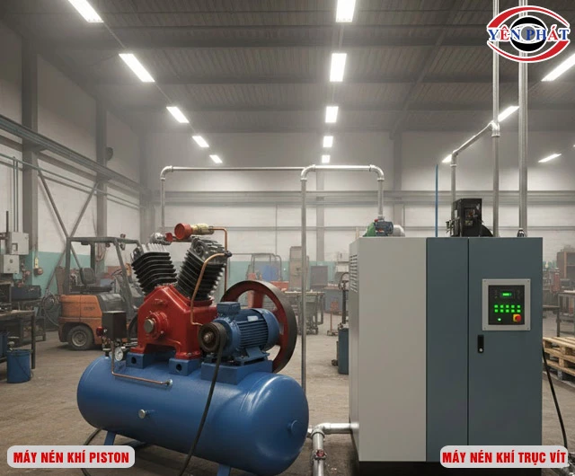 Phân loại máy nén khí Quảng Ninh theo kết cấu