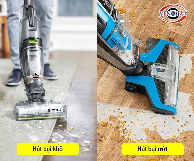 Máy chà sàn Bissell Crosswave làm sạch bụi khô và ướt