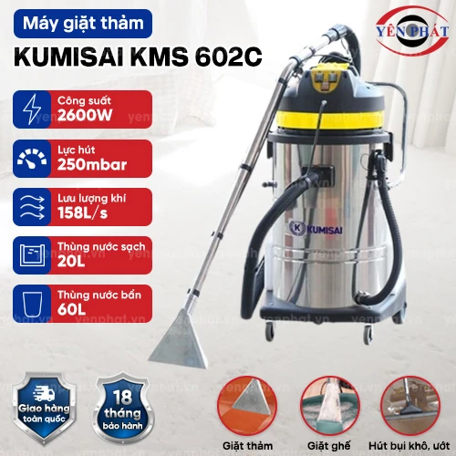 Máy giặt thảm Kumisai KMS 602C 2