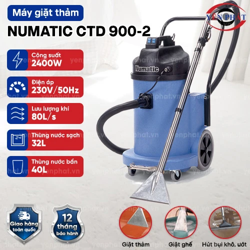 Máy giặt thảm sofa Numatic CTD 900-2 2