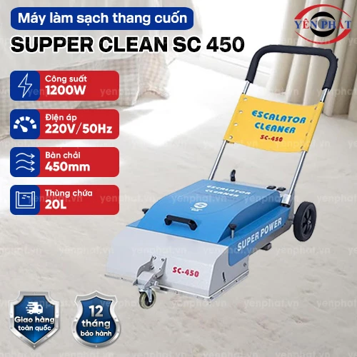 Máy làm sạch thang cuốn Supper Clean SC 450 2