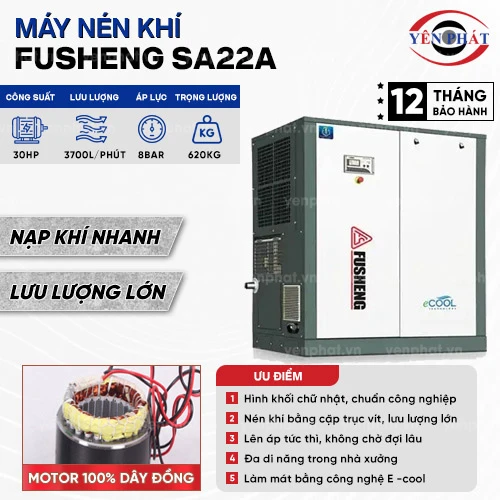 Máy nén khí Fusheng SA22A 2