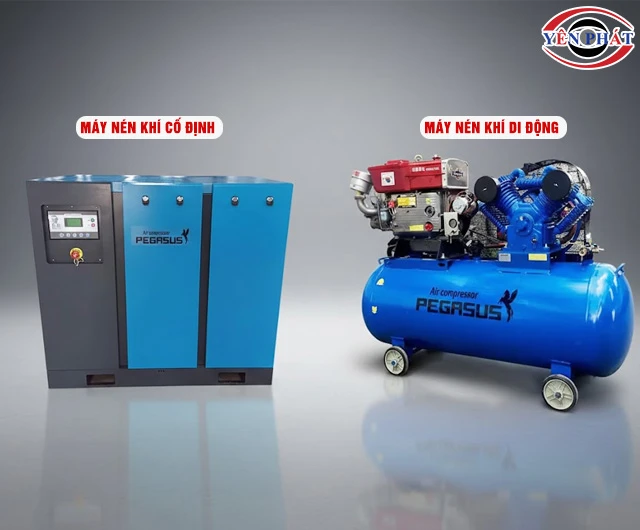 Phân loại máy nén khí Quảng Ninh theo tính cơ động