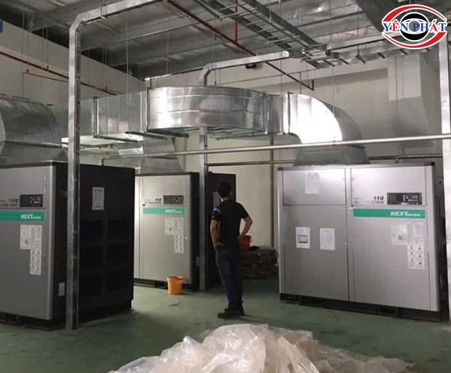 Máy nén khí Quảng Ninh công nghiệp