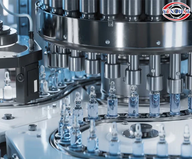 Máy nén khí Quảng Ninh trong dược phẩm