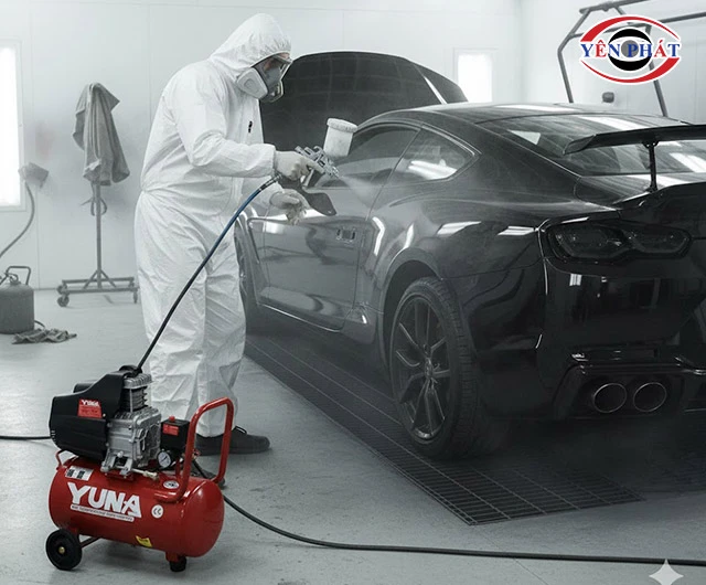 máy nén khí Yuna có hiệu suất lớn